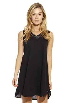 1530-BLK-L Dreamcrest Nightgown / Women Sleepwear / Sleep Dress