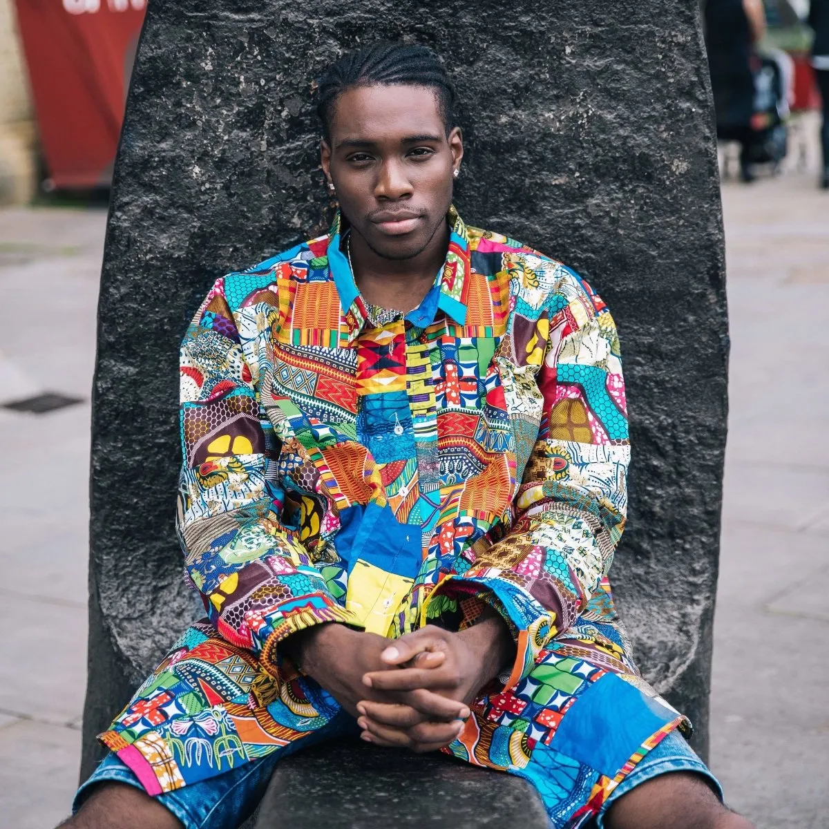 African Patchwork Shirt - Colour Crazy Festival Shirt