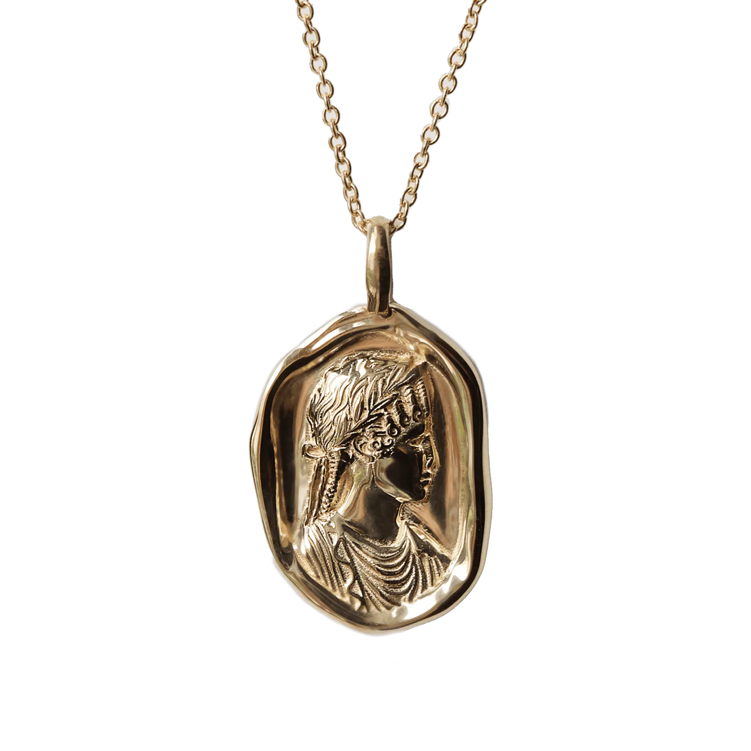 Agrippina Molten Gold Pendant