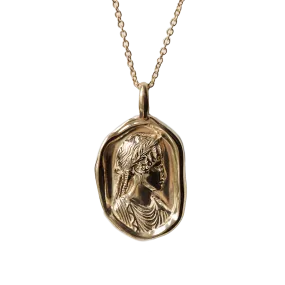 Agrippina Molten Gold Pendant