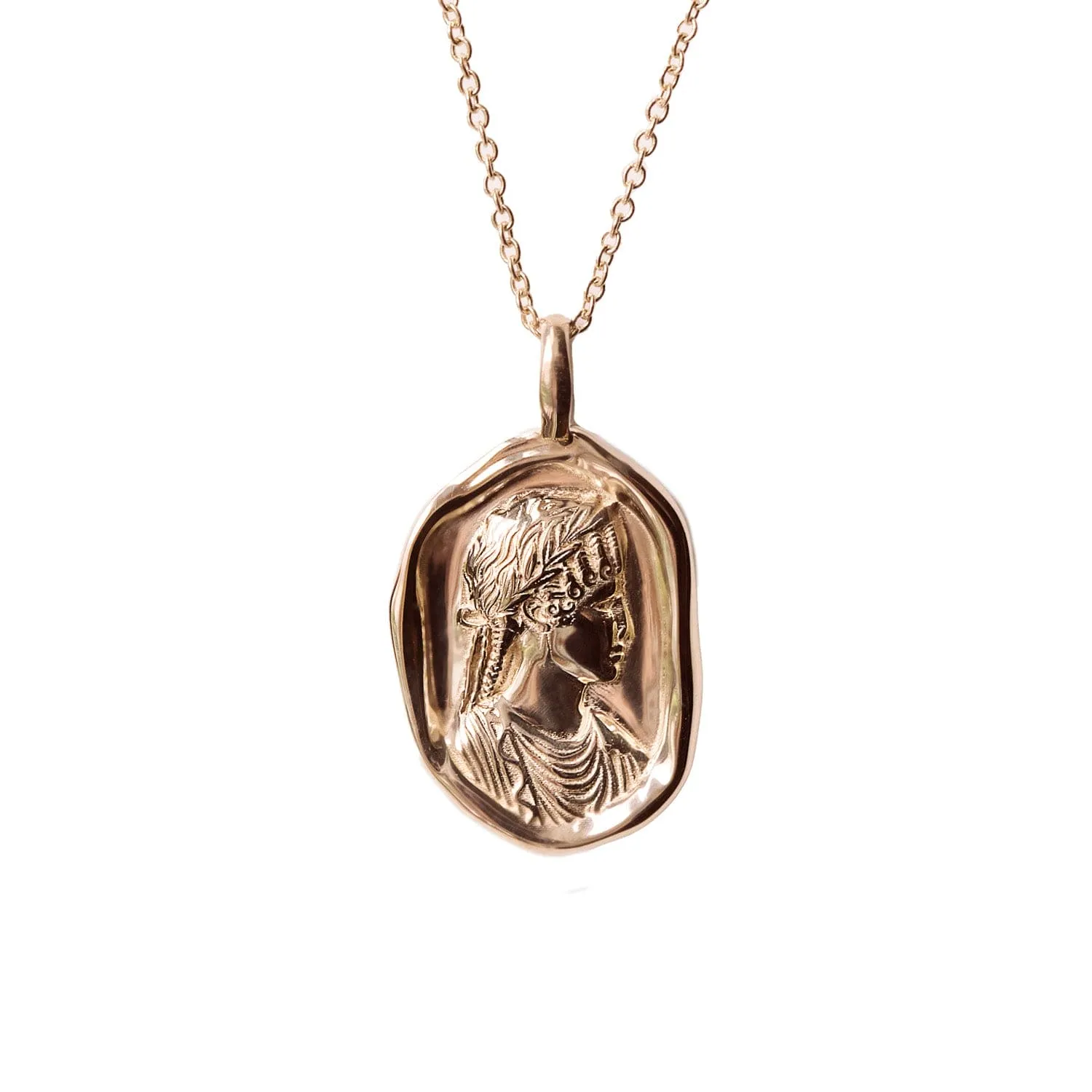 Agrippina Molten Gold Pendant