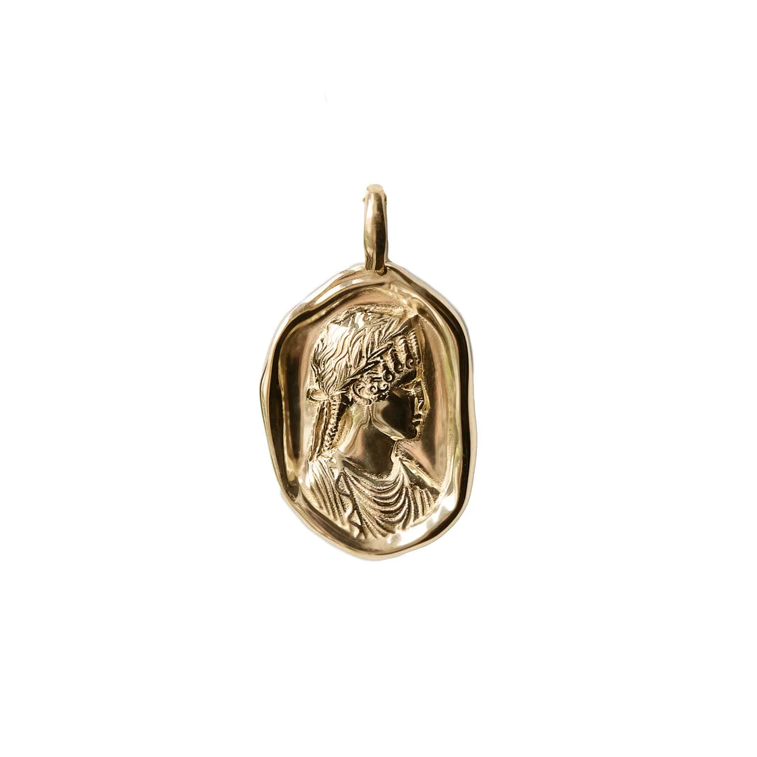 Agrippina Molten Gold Pendant