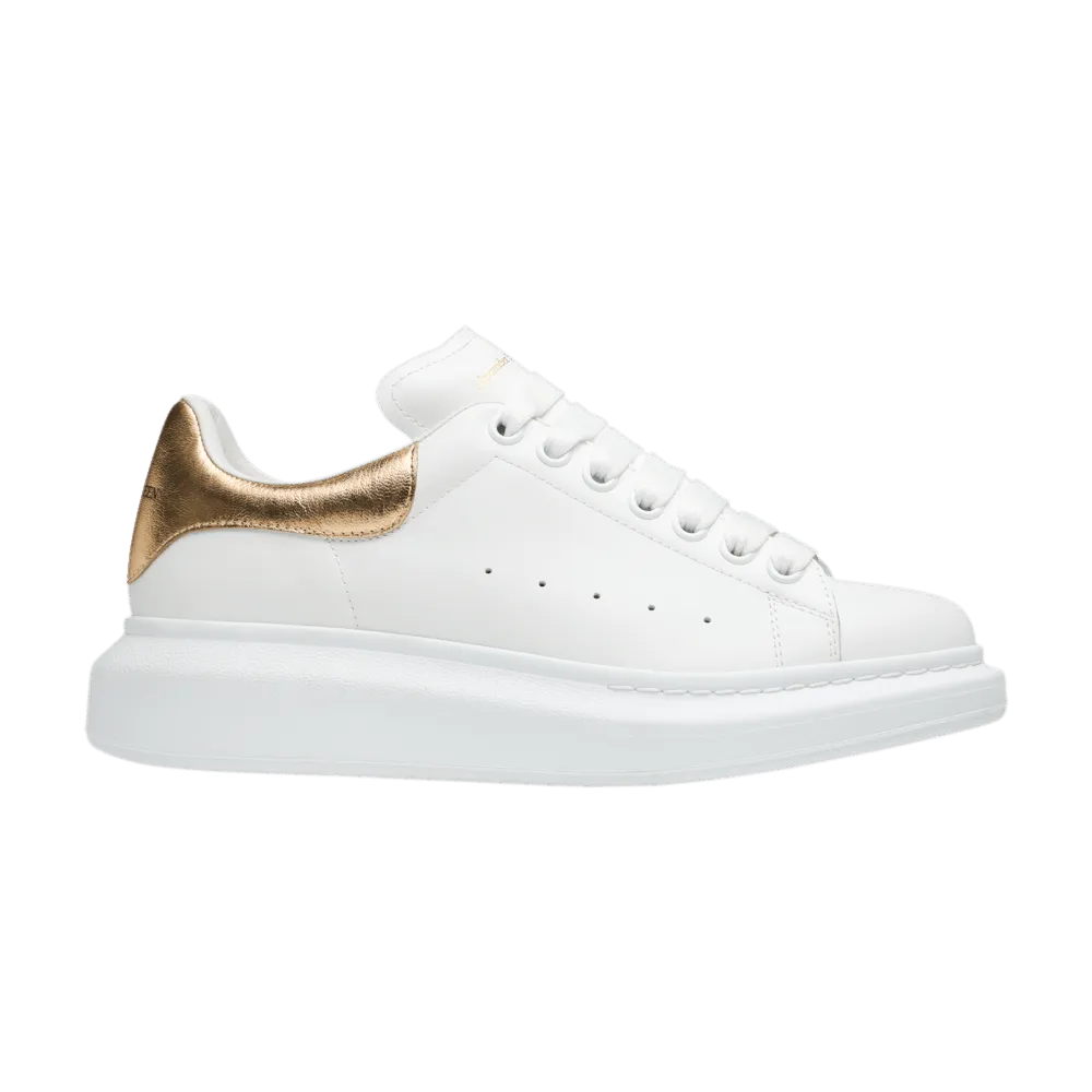 Alexander McQueen Wmns Oversized Sneaker 'White Light Gold'