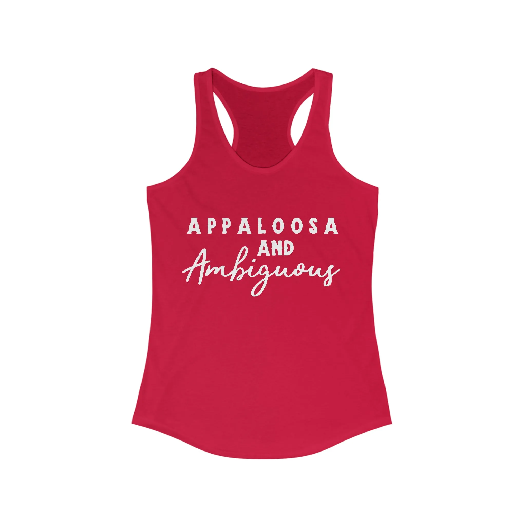 Appaloosa & Ambiguous Racerback Tank