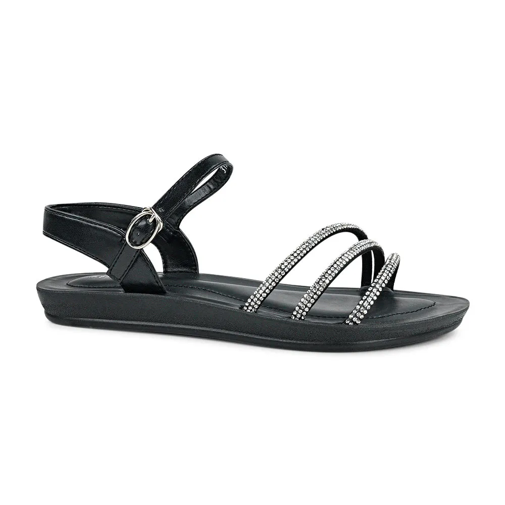 Bata Light & Easy VENUS Black Belt Sandal for Women