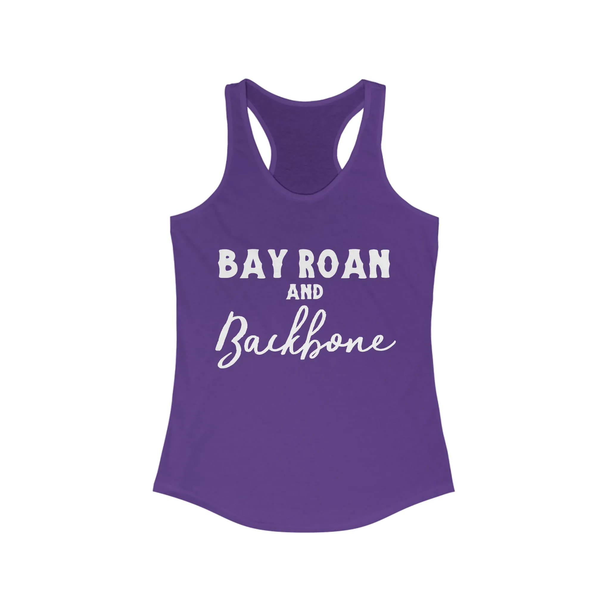 Bay Roan & Backbone Racerback Tank