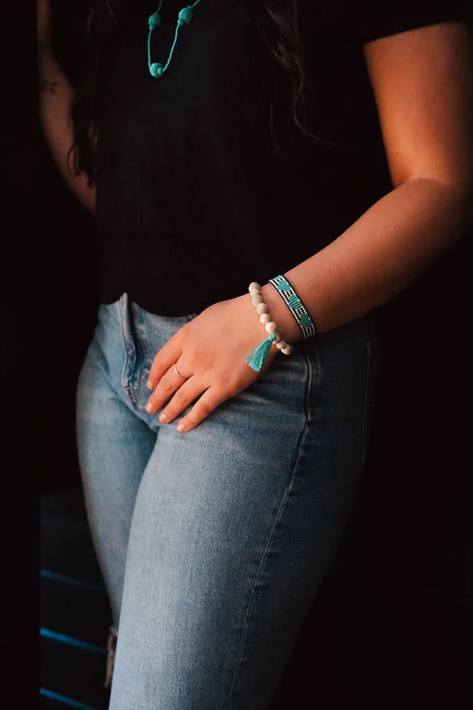 Beaded Heart Bracelet