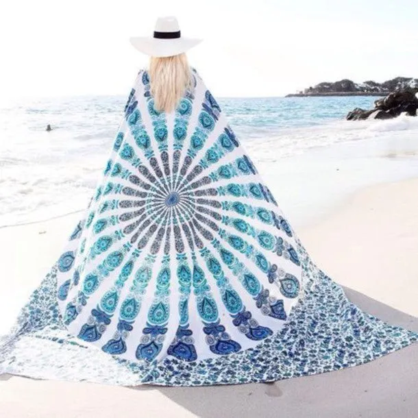 Boho Beach Blanket Sexy Women Cover Ups