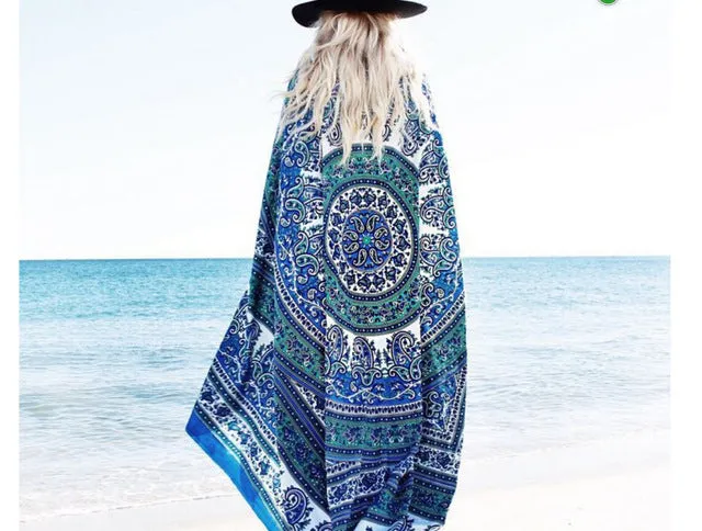 Boho Beach Blanket Sexy Women Cover Ups