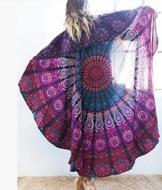 Boho Beach Blanket Sexy Women Cover Ups