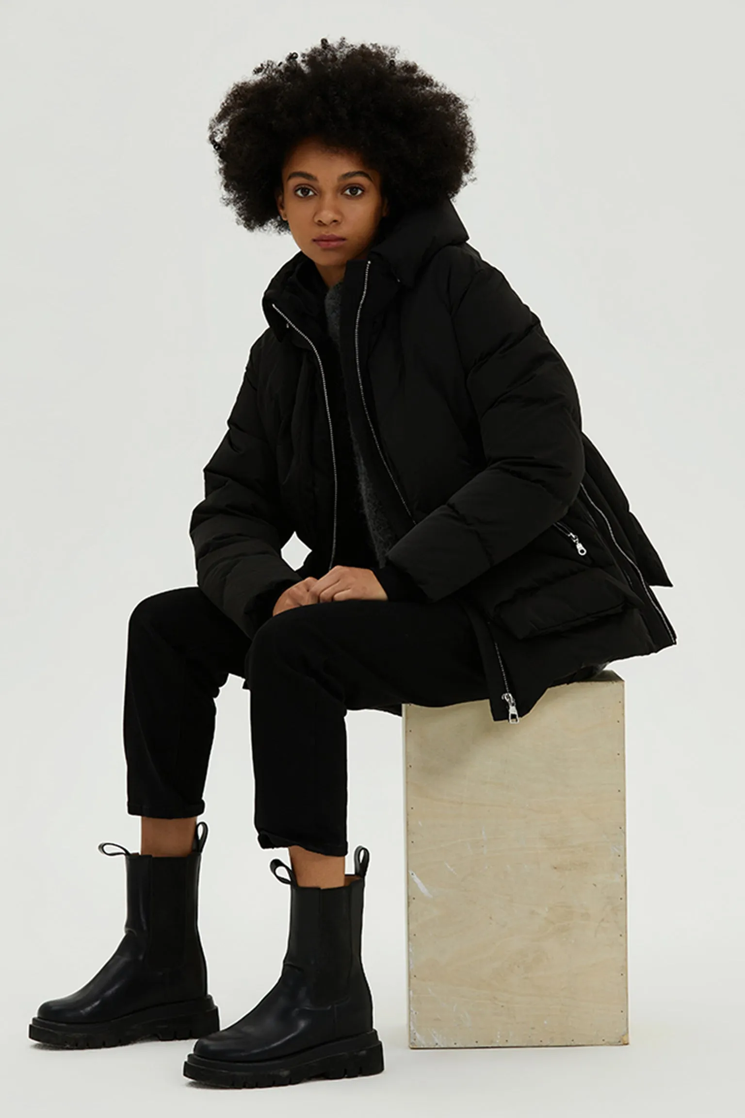 Bos Down Puffer Coat