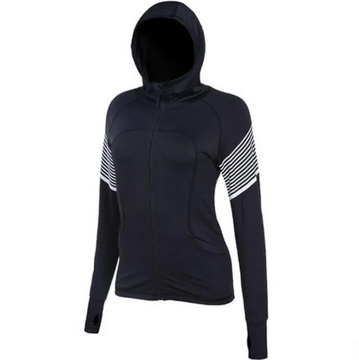 Breathable Jogging Compression Hooded Jacket SQ for Women