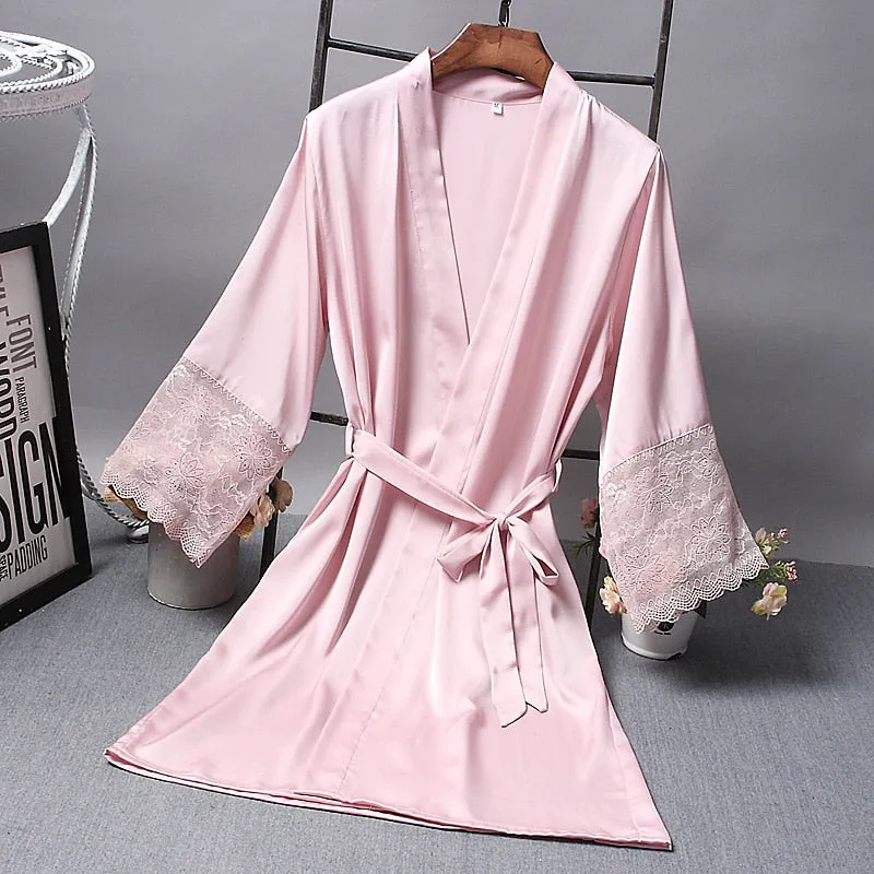 Bridesmaid Robes Satin Robe Bride Elegant Sleepwear