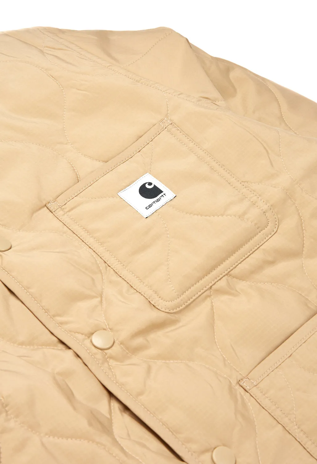 Carhartt WIP Womens Skyler Liner Jacket - Stylish Sable Brown Outerwear