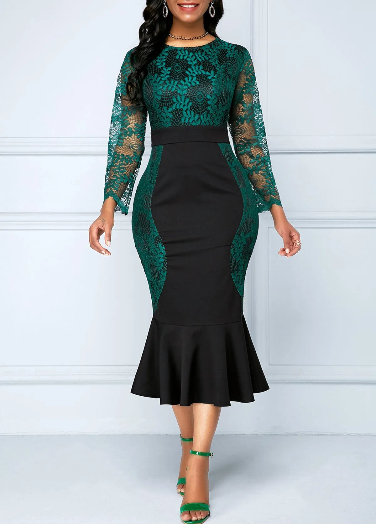 Casual Plus Size Slim Office Bodycon Dress