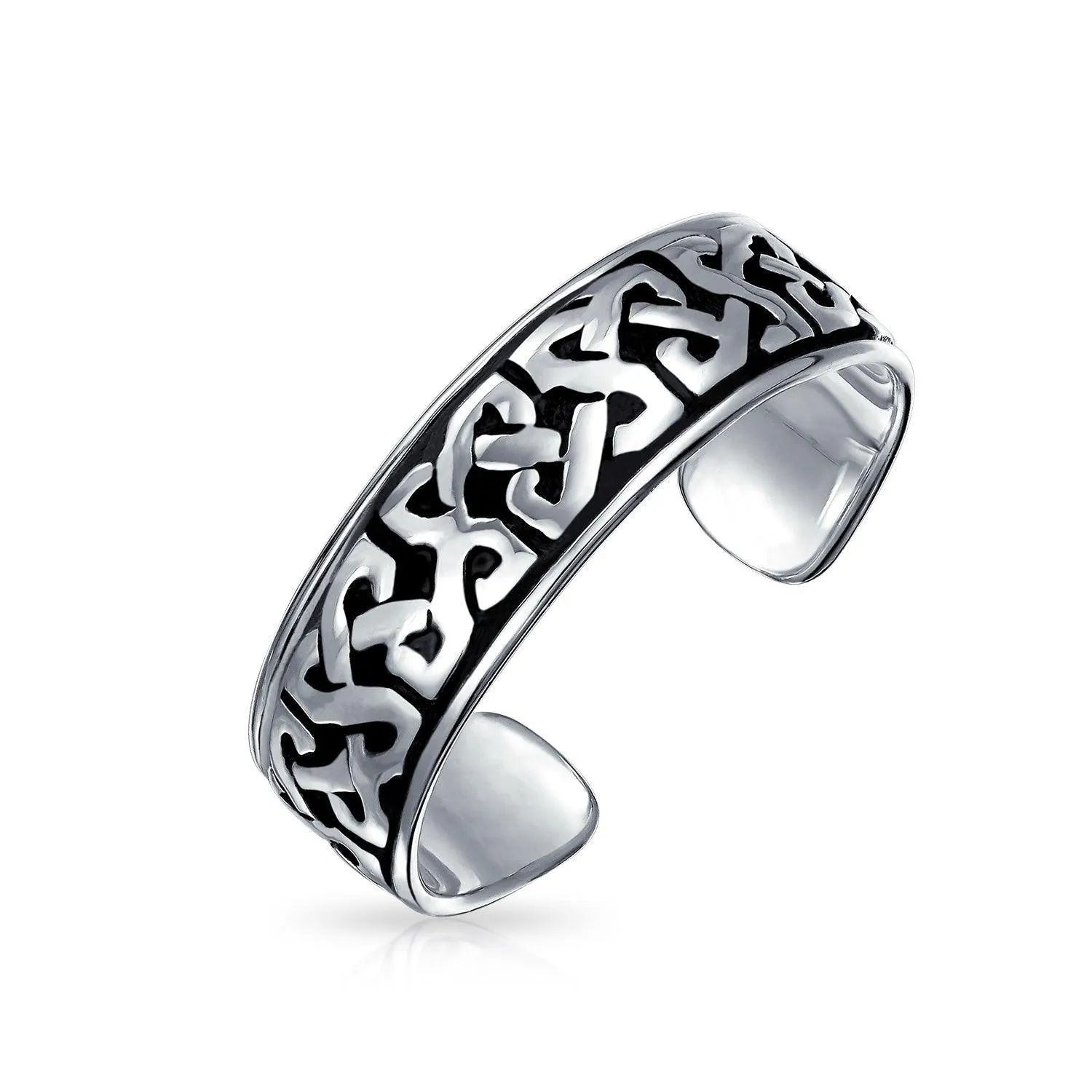 Celtic Knot Claddagh Heart Circle Triquetra Trinity Toe Ring Band