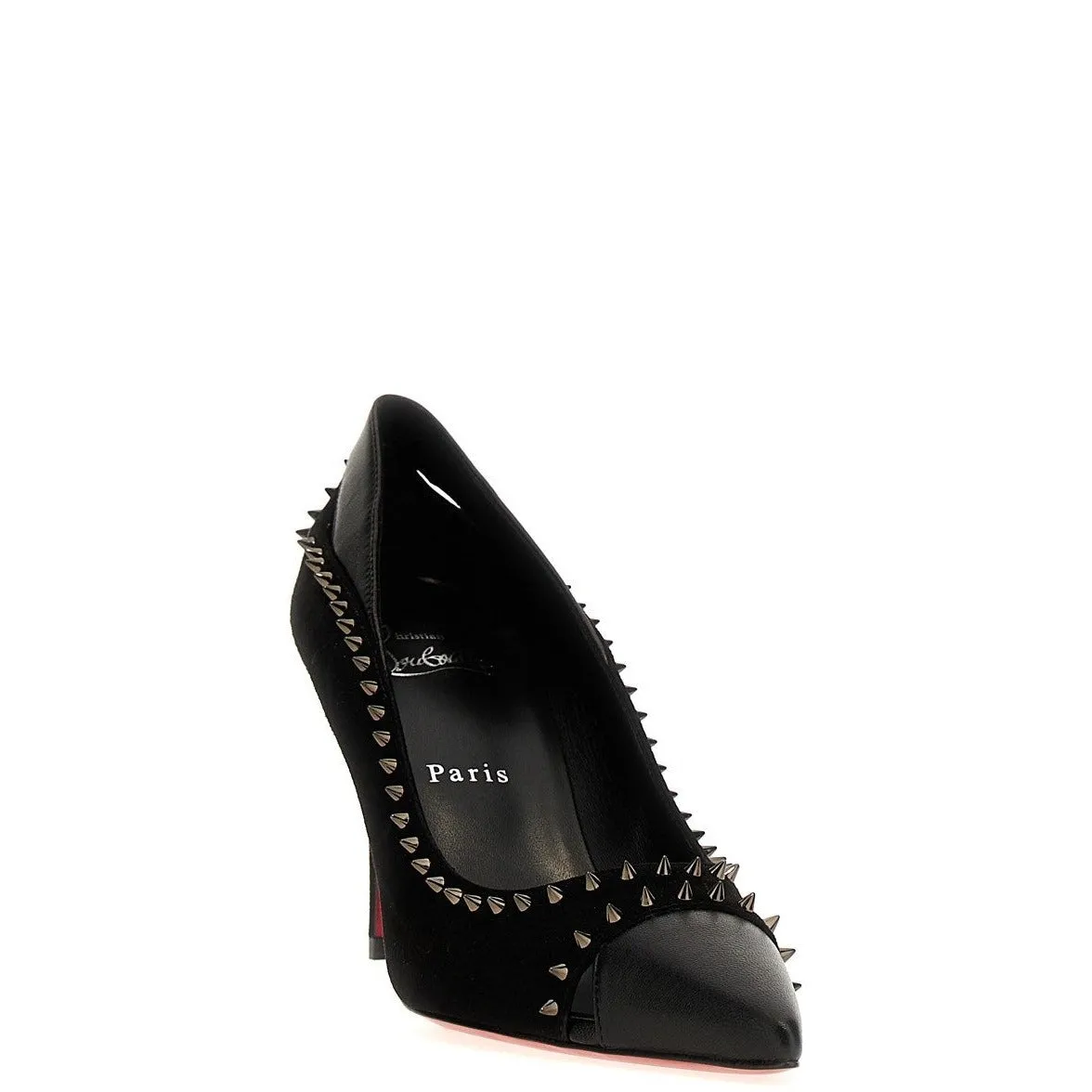 Christian louboutin 'duvette spikes' pumps black