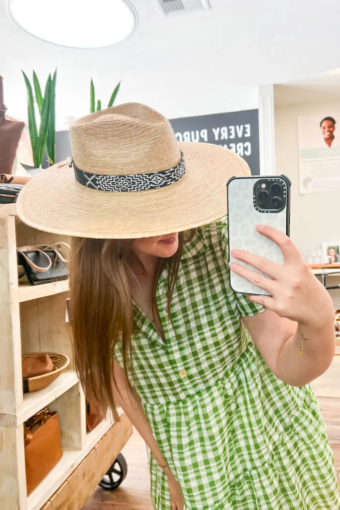 Contrasted Beaded Hatband