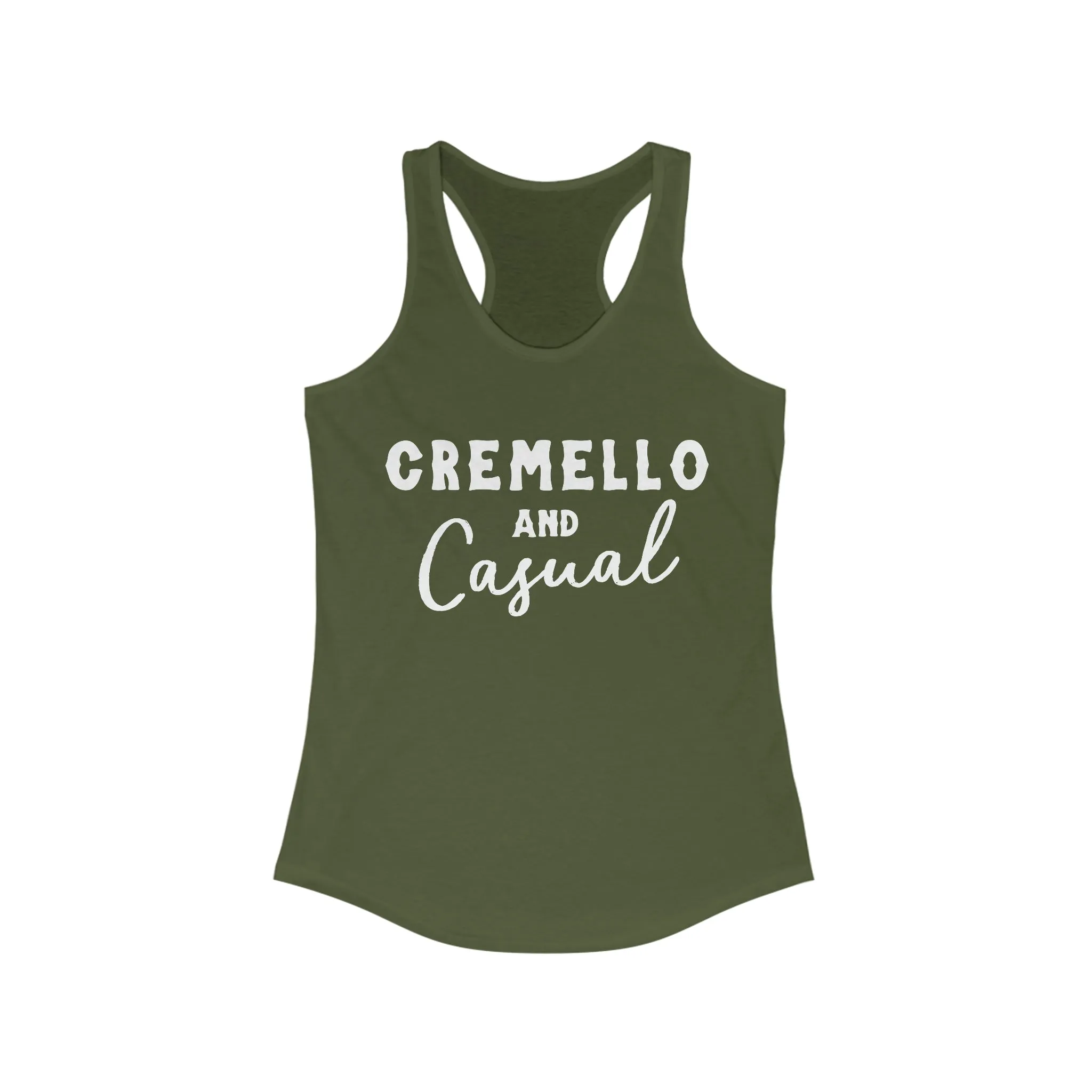 Cremello & Casual Racerback Tank