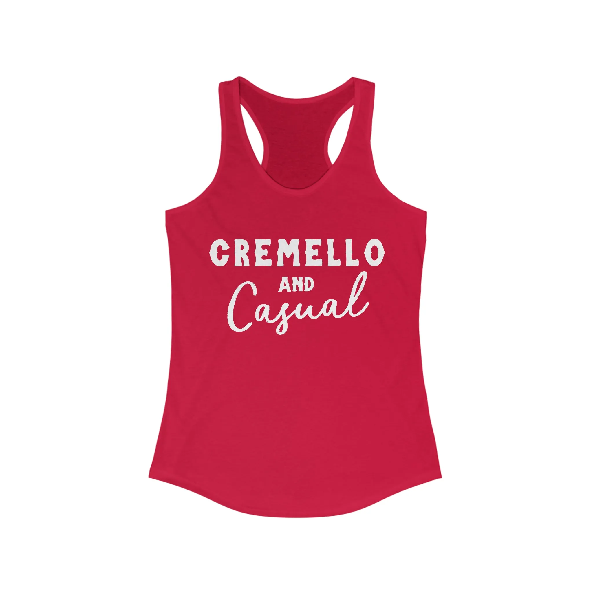 Cremello & Casual Racerback Tank