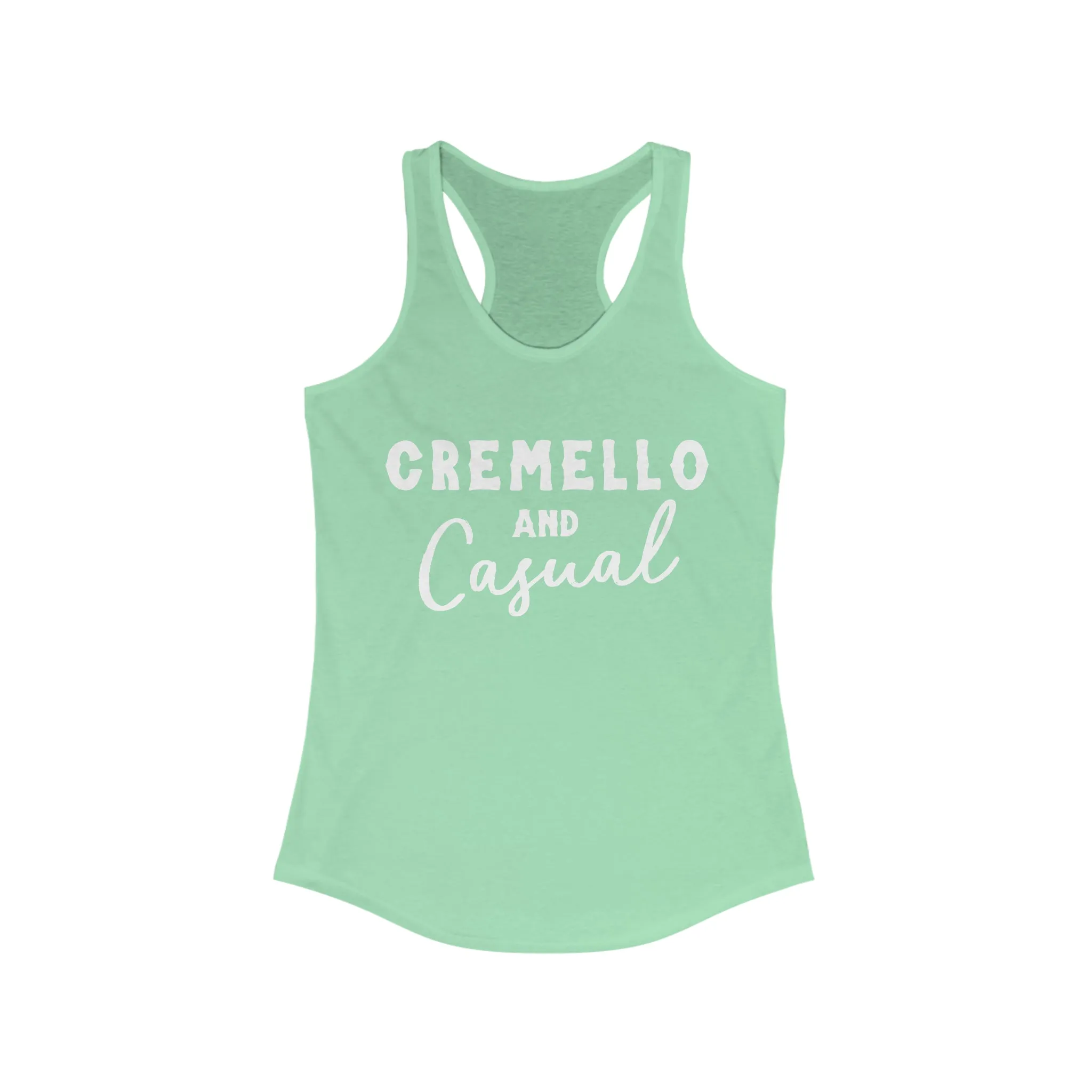 Cremello & Casual Racerback Tank