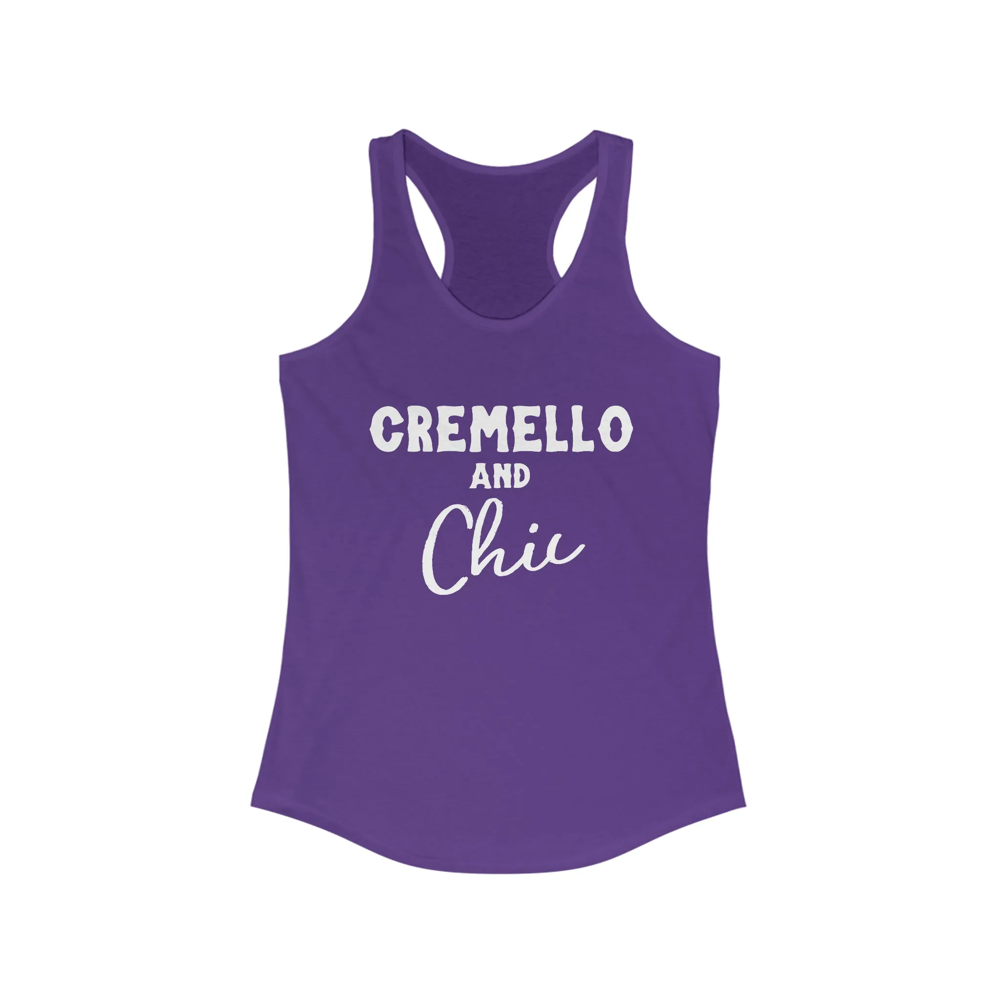 Cremello & Chic Racerback Tank