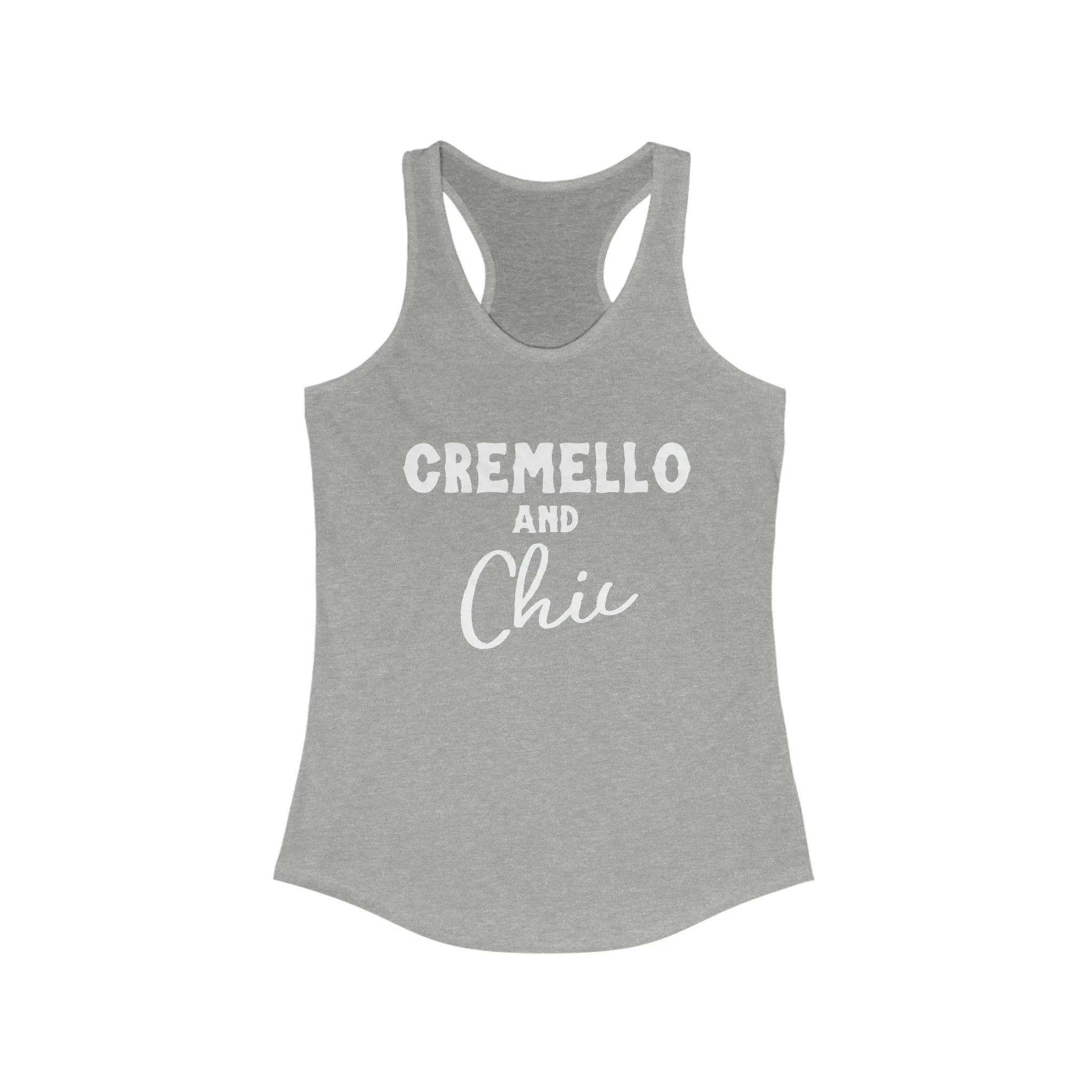 Cremello & Chic Racerback Tank