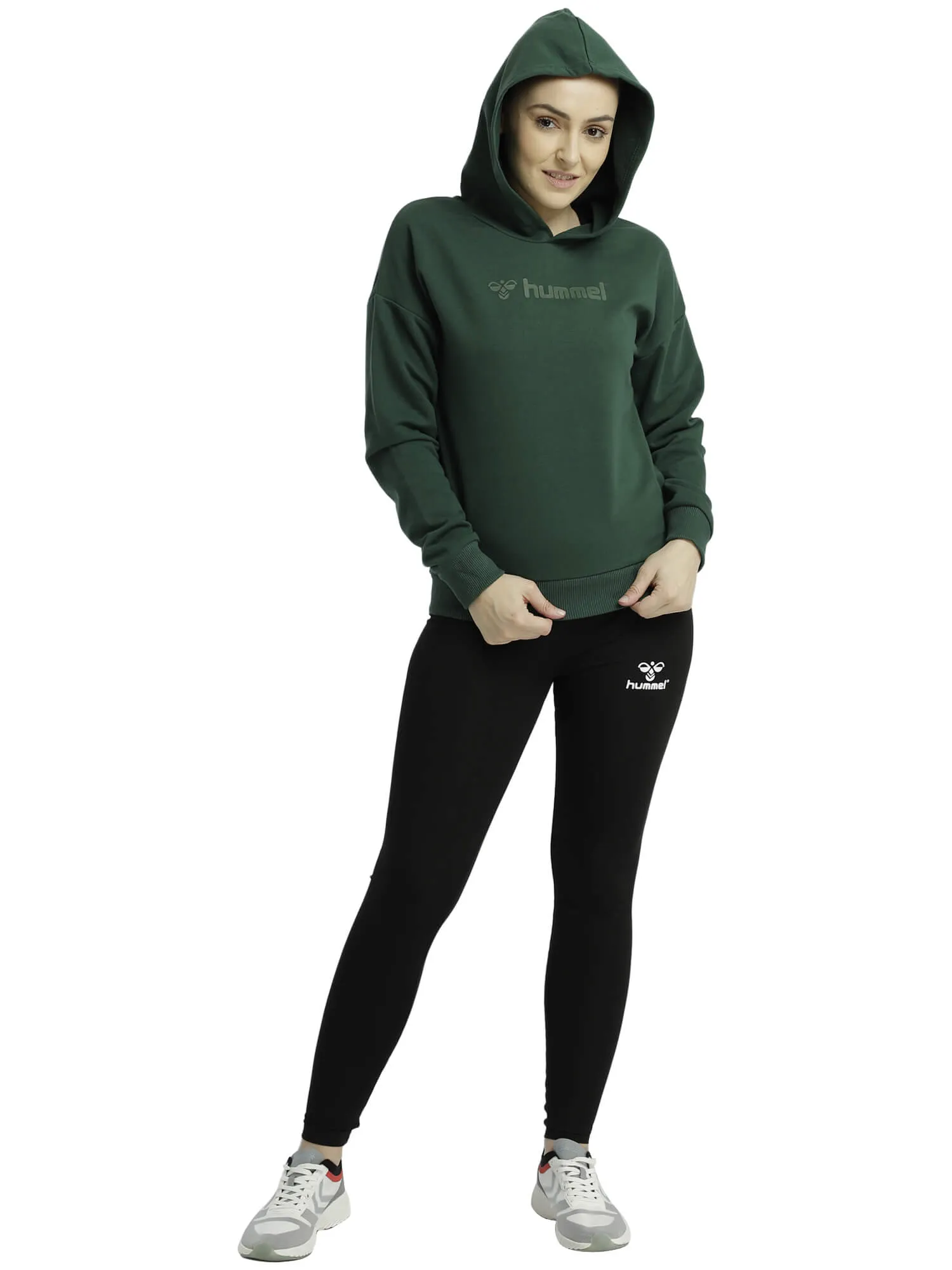 Dami Women Green Hoodie