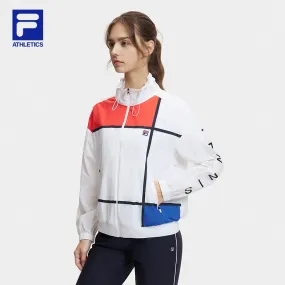 FILA CORE ATHLETICS TENNIS Women Woven Top in White