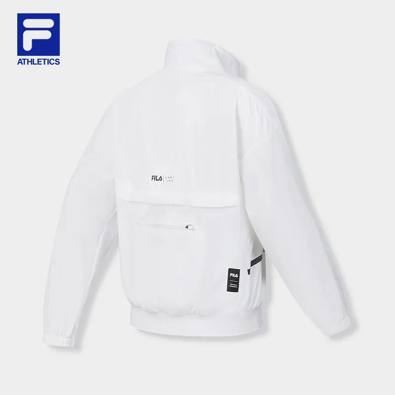 FILA CORE ATHLETICS TENNIS Women Woven Top in White