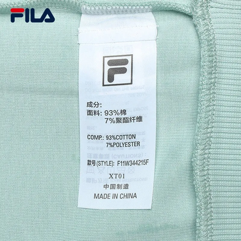 FILA CORE WHITE LINE EMERALD Women Hooded Sweater in Light Green