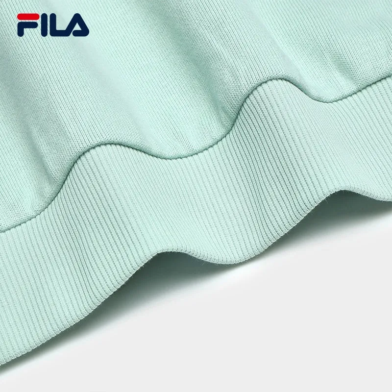 FILA CORE WHITE LINE EMERALD Women Hooded Sweater in Light Green