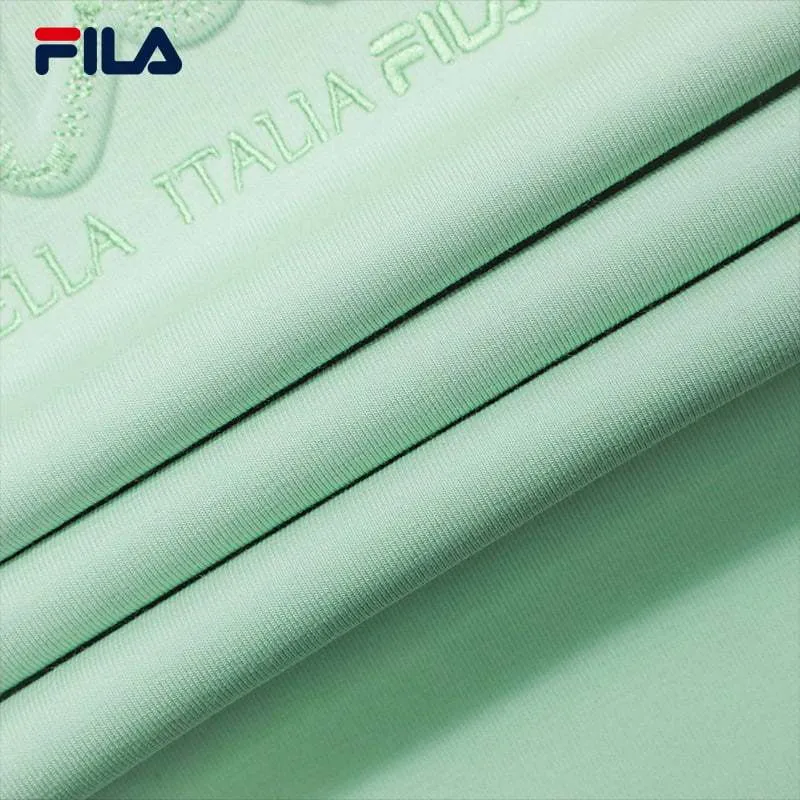 FILA CORE WHITE LINE EMERALD Women Pullover Sweater in Light Green