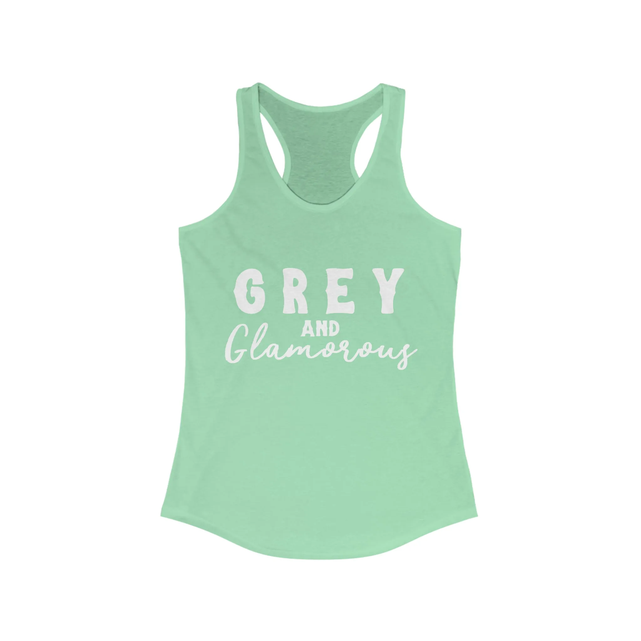 Grey & Glamorous Racerback Tank