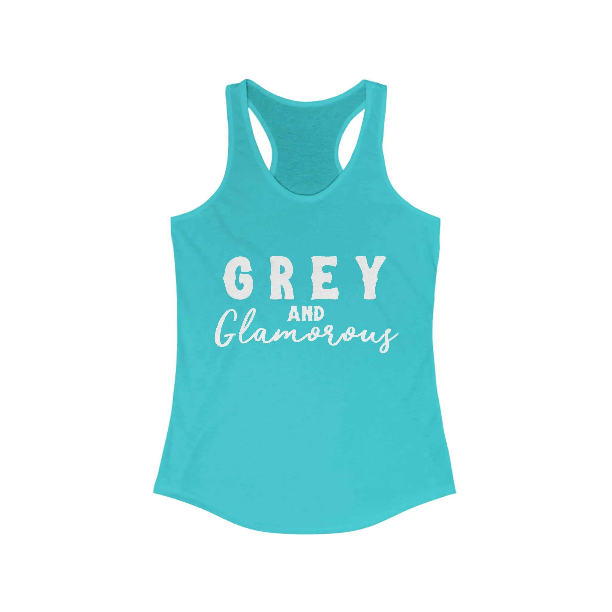 Grey & Glamorous Racerback Tank