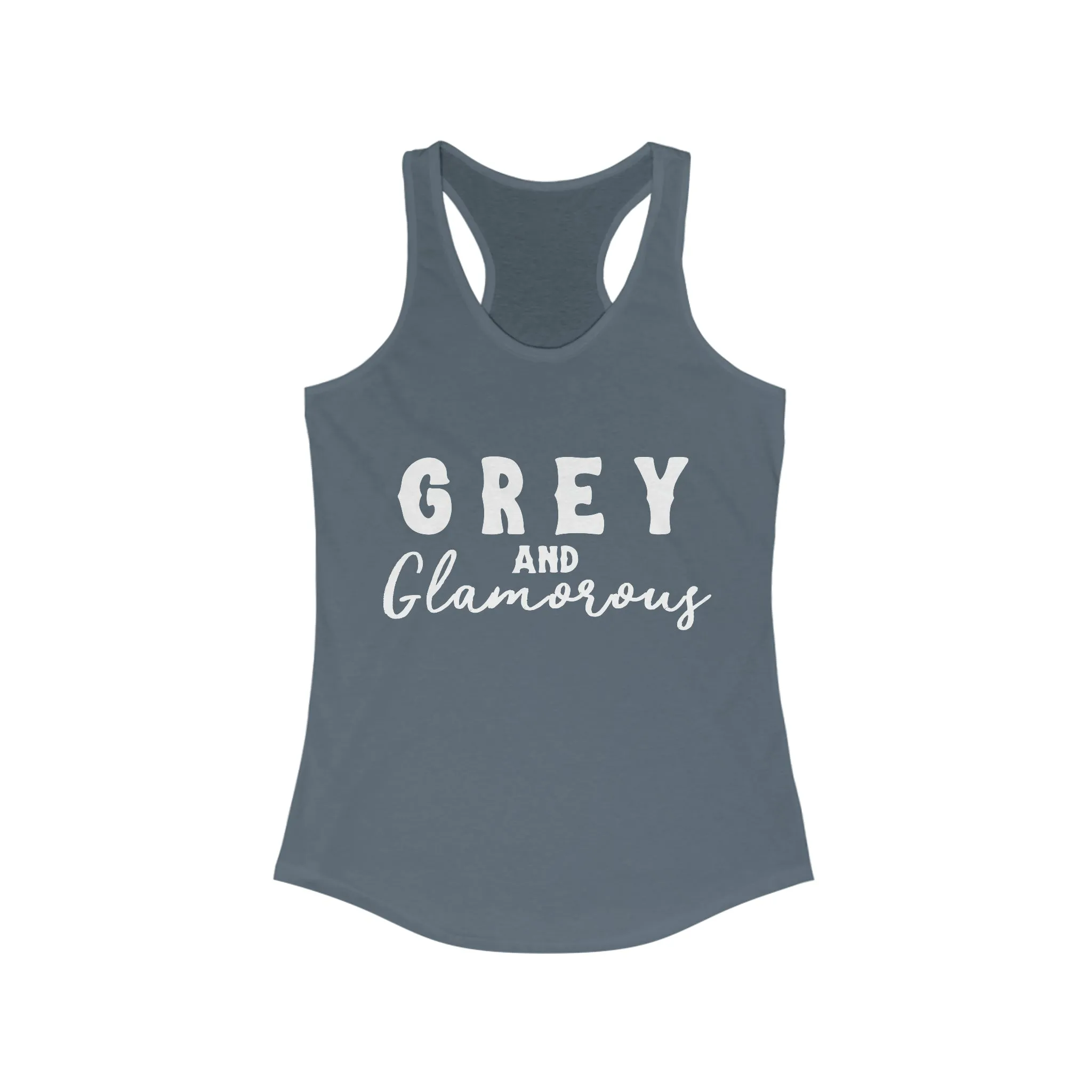 Grey & Glamorous Racerback Tank