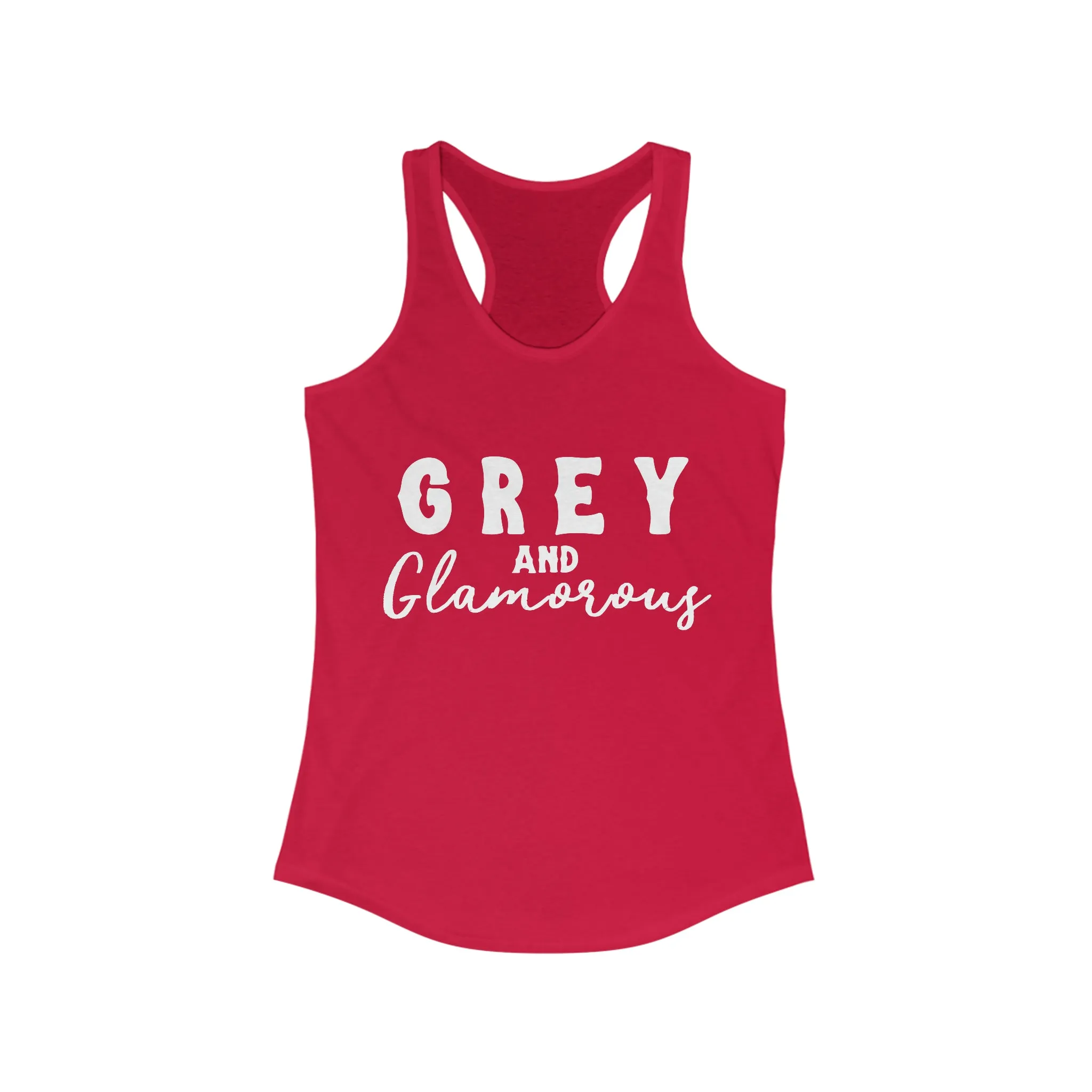 Grey & Glamorous Racerback Tank