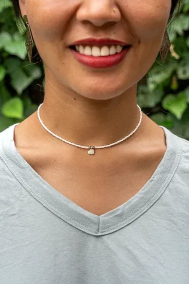 Heart Beaded Choker