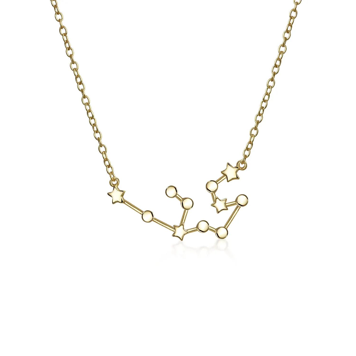 Horoscope Astrology Zodiac Constellation Celestial Necklace Earrings