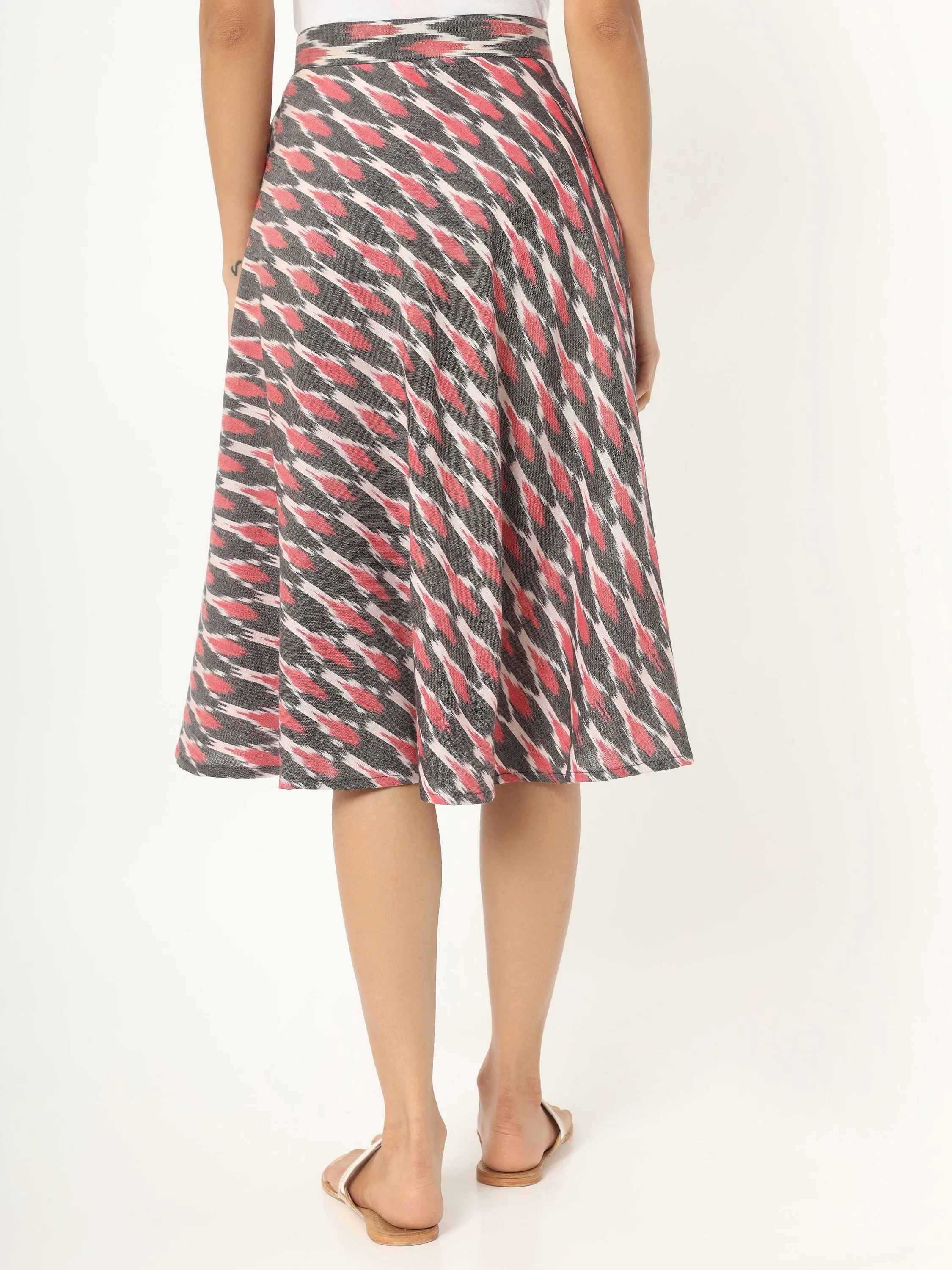 Ikat Flare Skirt