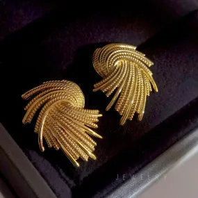 Just Lil Things  Gold Pin Earrings jlt11507