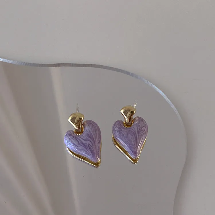 Just Lil Things  Purple Pin Earring jlt11641