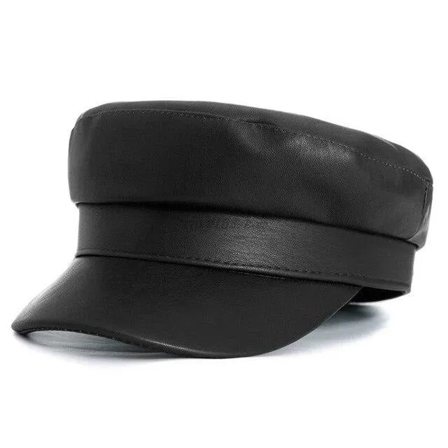 Leather Retro Cap