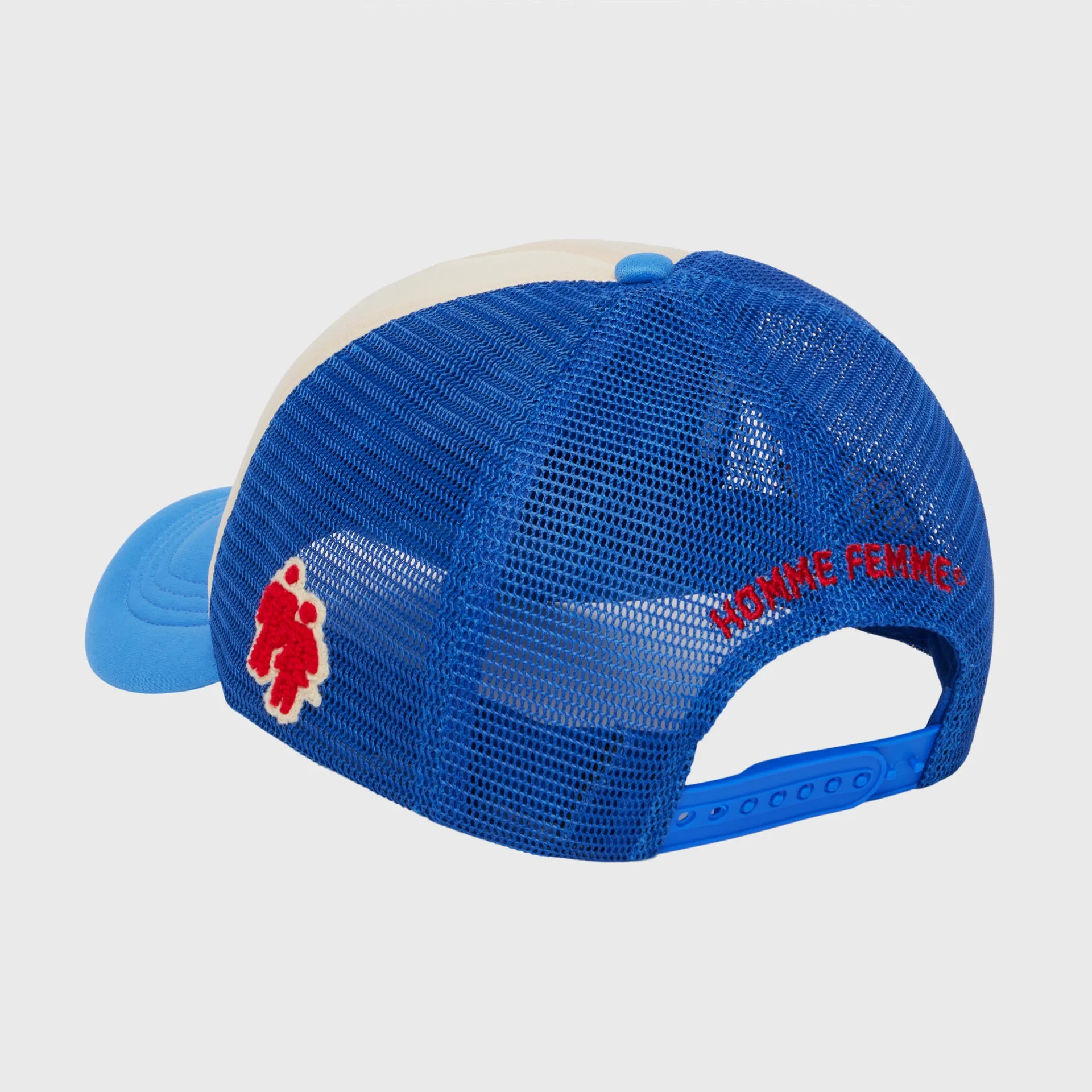 Poetry Trucker Hat Blue