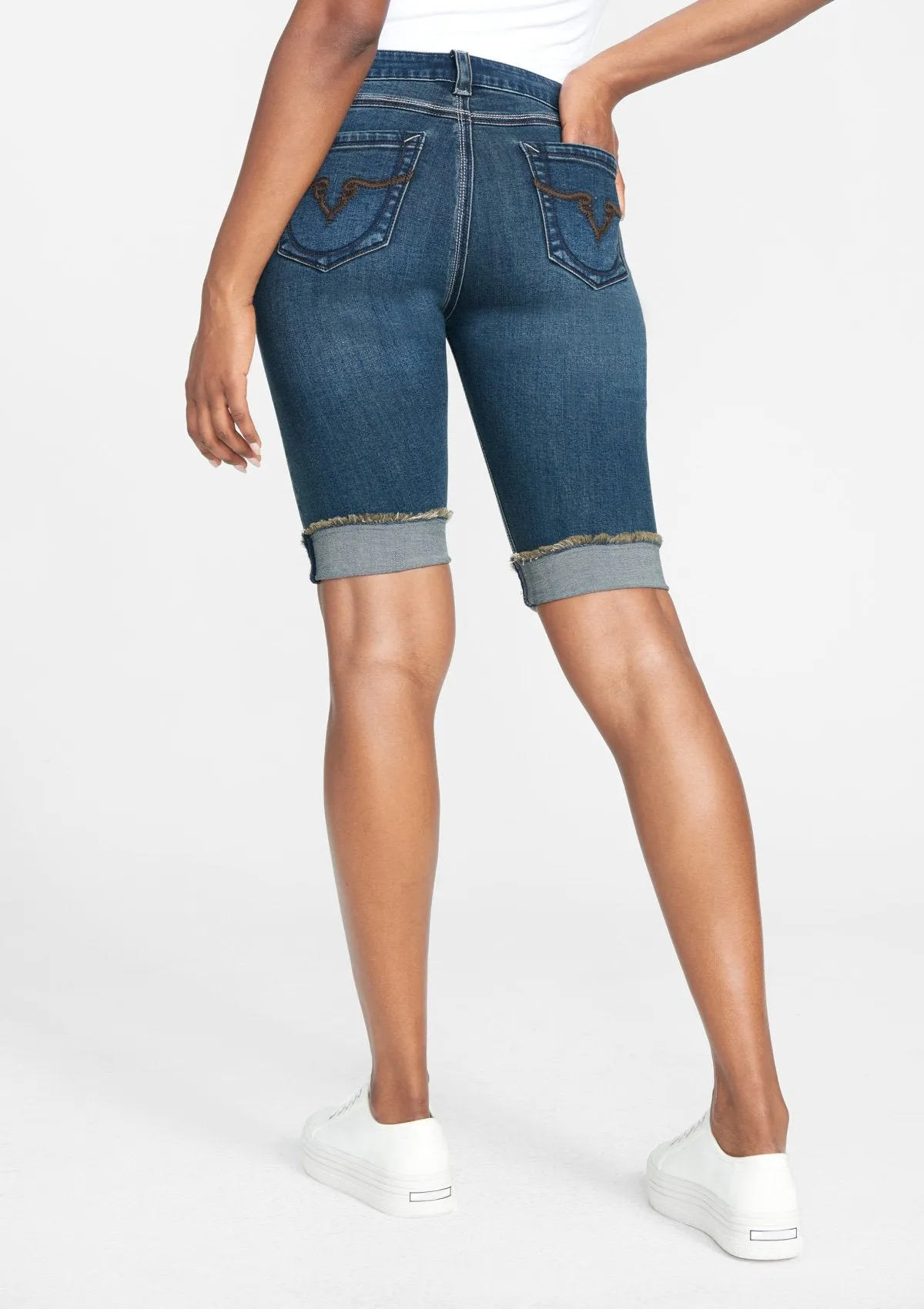 Tall Alanna Low Rise Jean Shorts