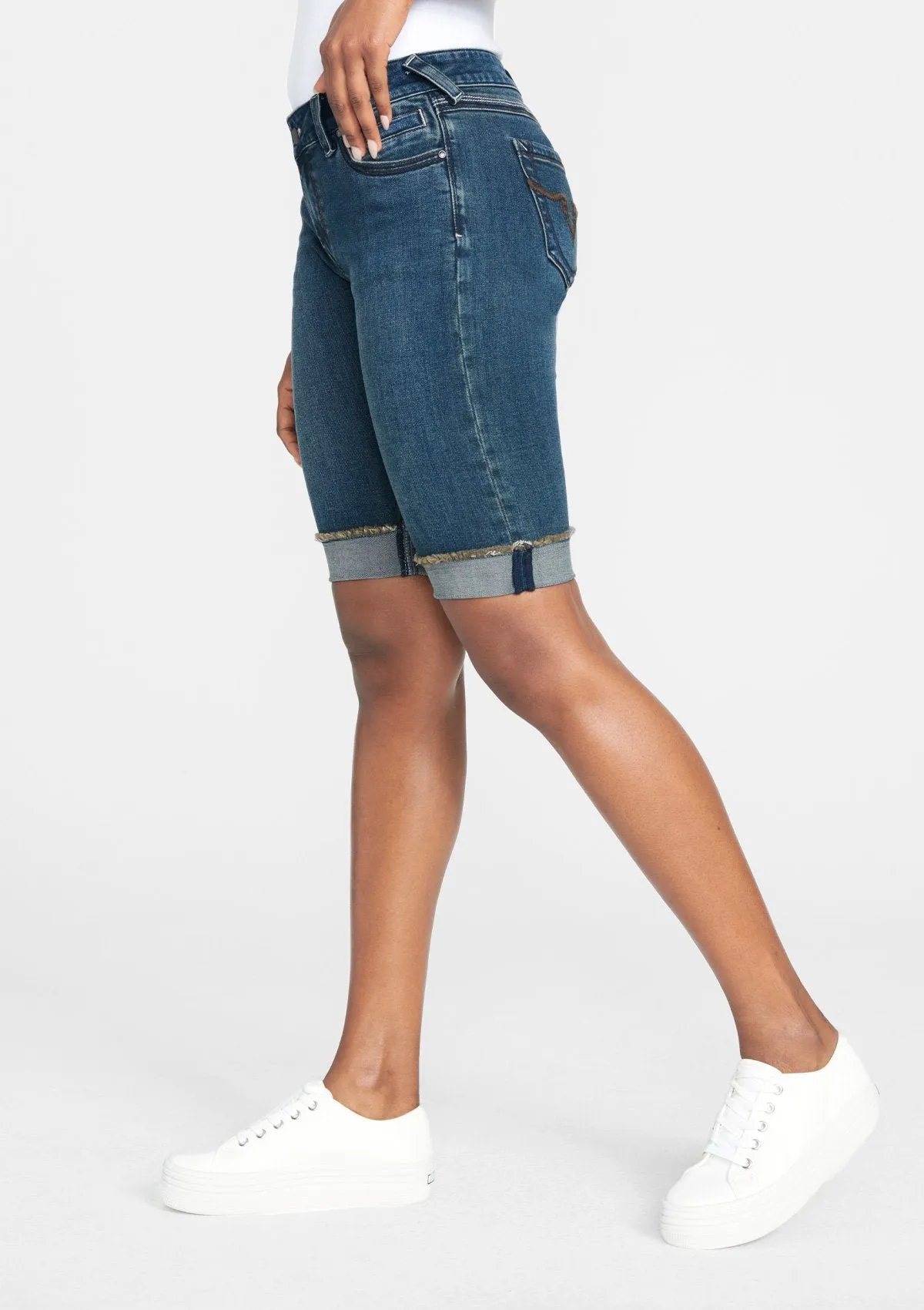 Tall Alanna Low Rise Jean Shorts