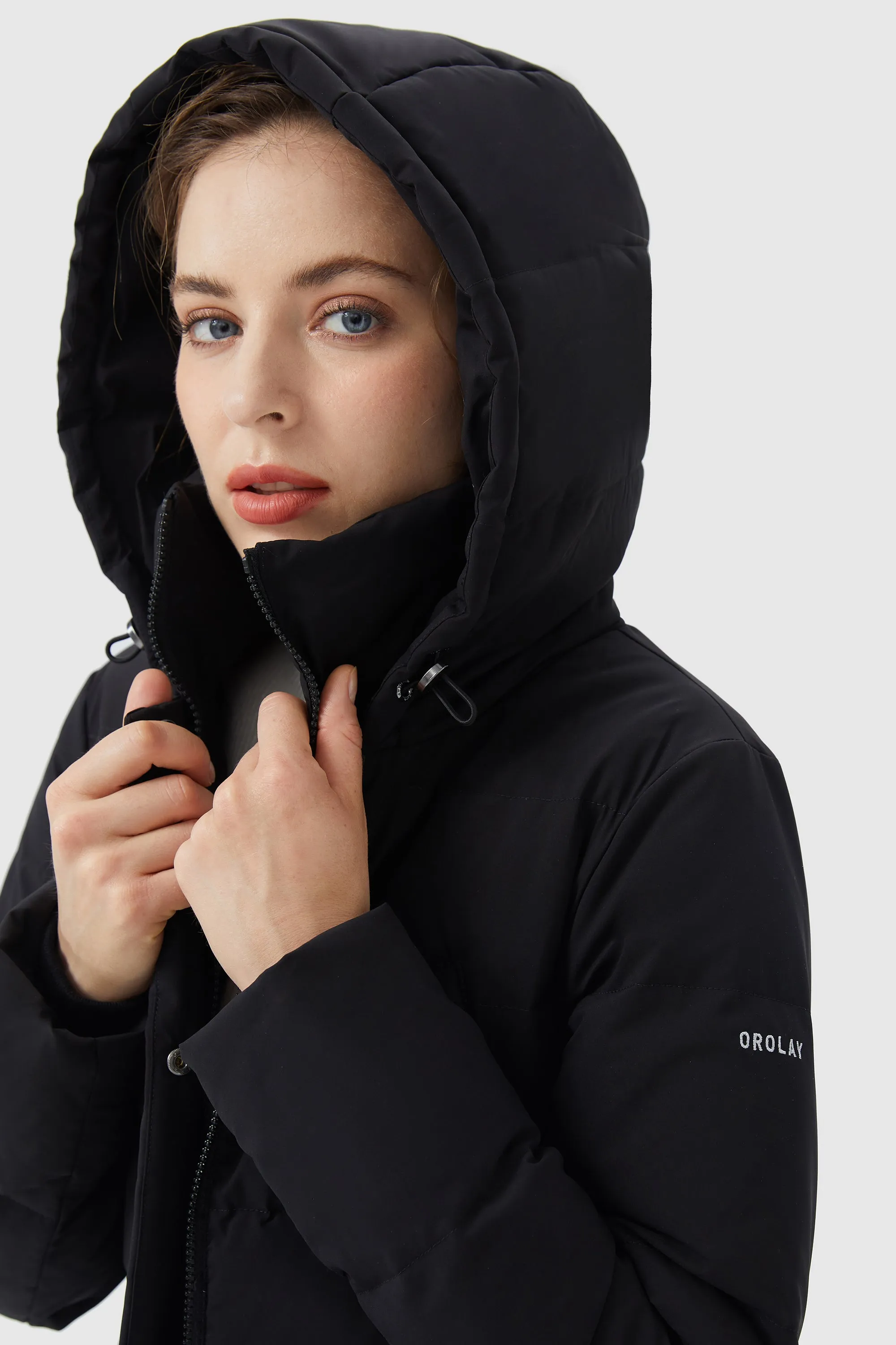 Waterproof Thickened Down Jacket with Hood