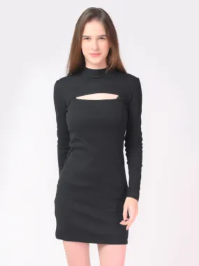 Women Black Bodycon Dress