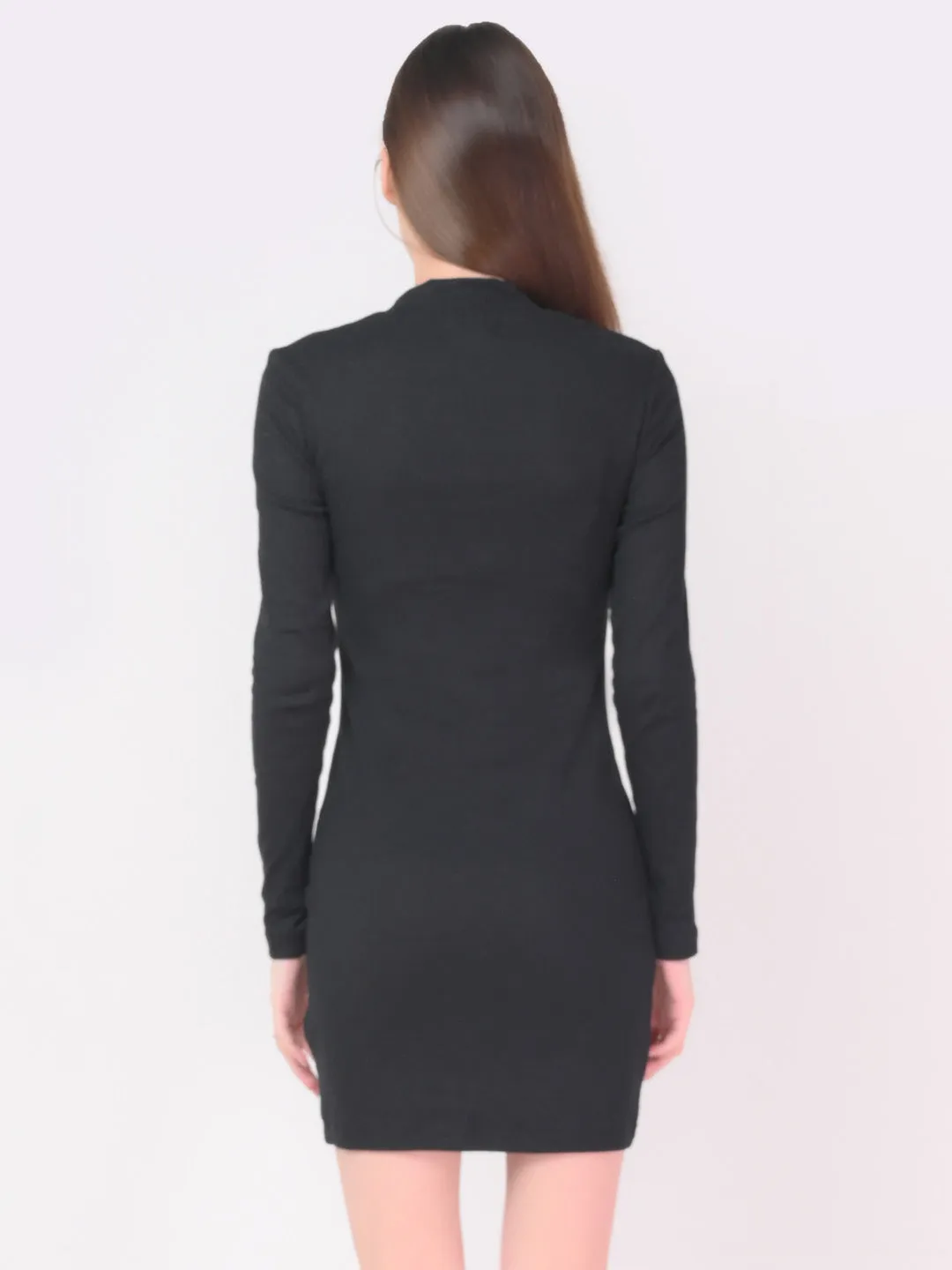 Women Black Bodycon Dress