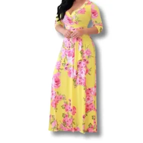 WOMEN FLORAL SAFARI DRESS